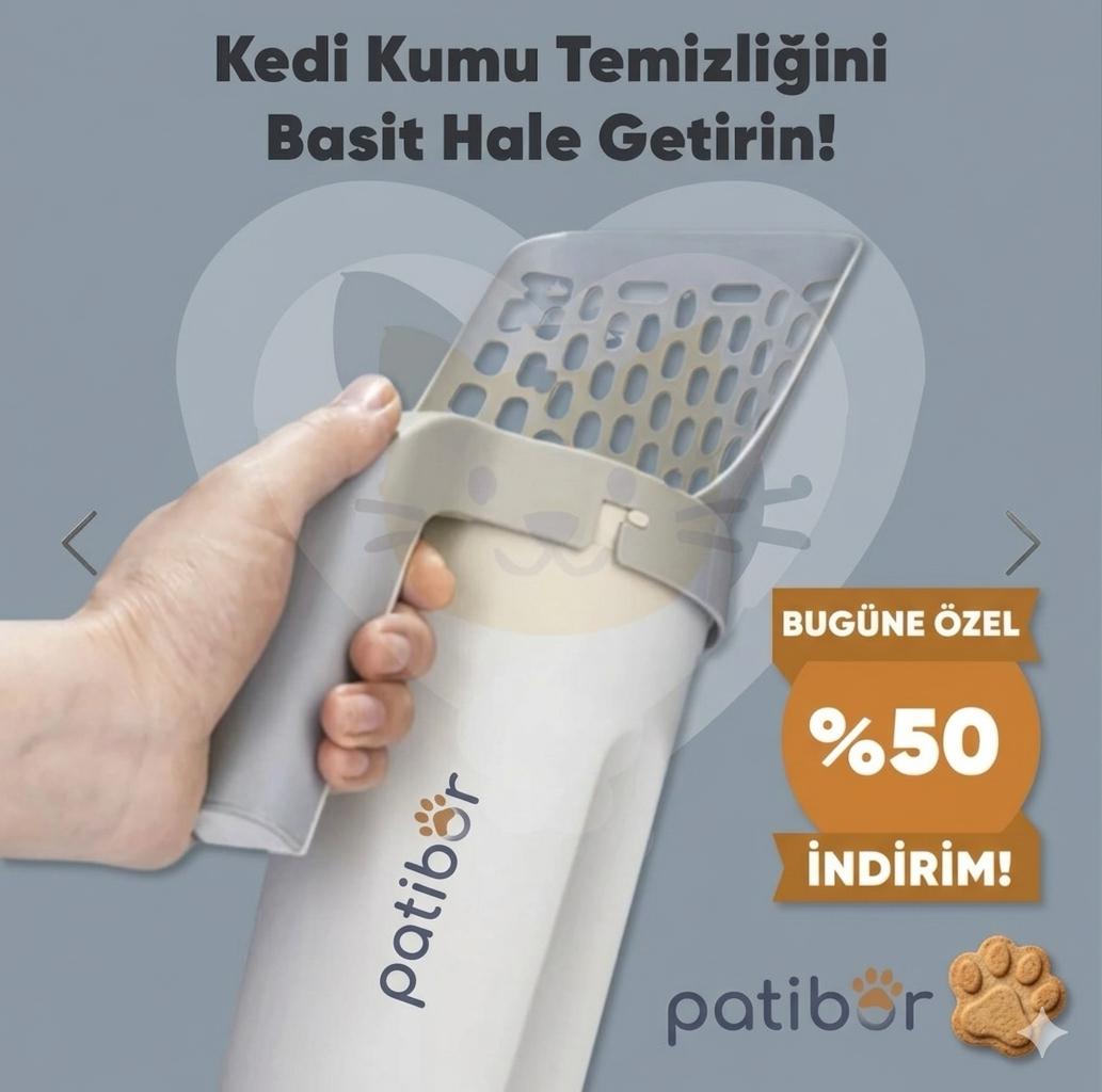 3`ü 1 Arada Akıllı Kedi Kum Temizleyici