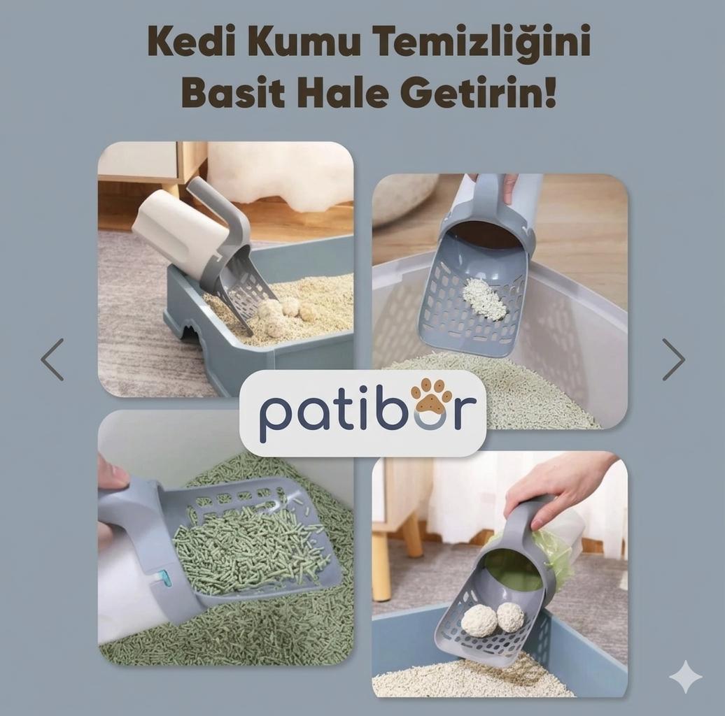 3`ü 1 Arada Akıllı Kedi Kum Temizleyici